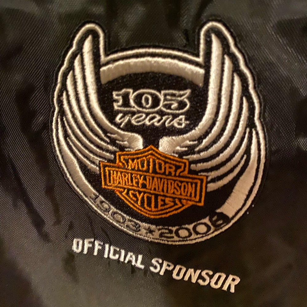 SALE!! Reduced Vintage Miller Lite Harley Davidson Sponsored Windbreaker Jacket - Picture 4 of 5